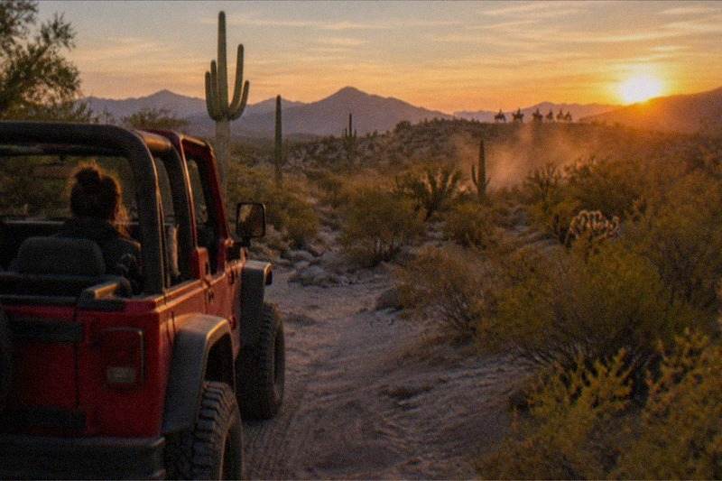 Sunset Jeep, Tonto Forest
